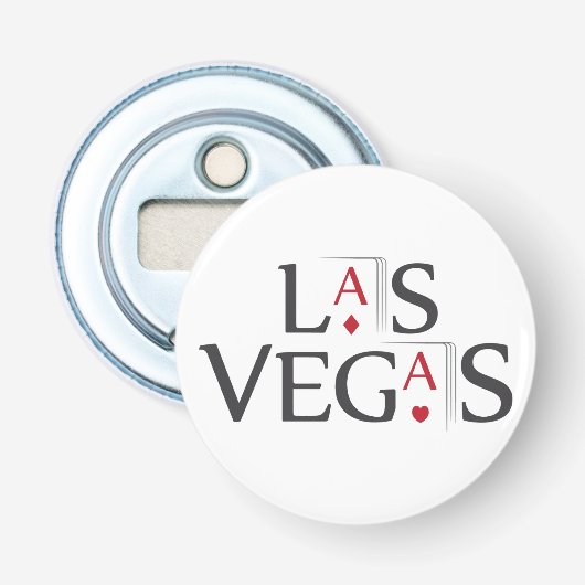 Las Vegas Button Flesopener (Voorkant)