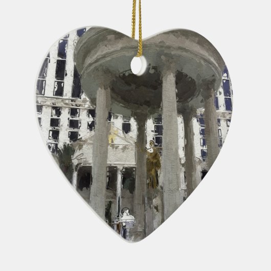 Las Vegas Caesars Palace Art Keramisch Ornament (Rechts)