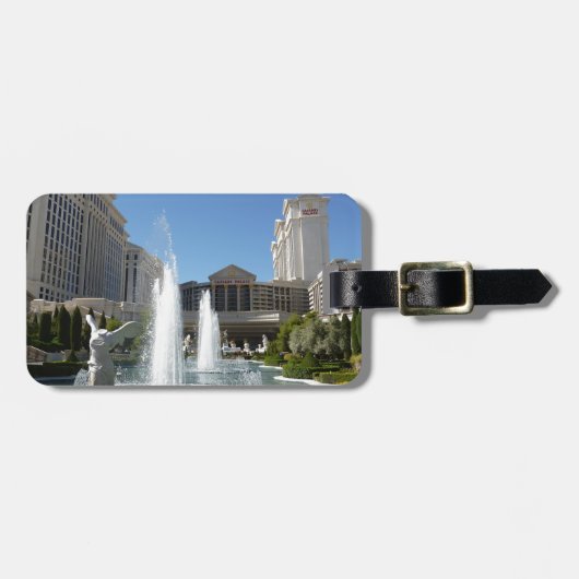 Las Vegas Caesars Palace Fonteinen Fonteinen Bagagelabel (Voorkant horizontaal)