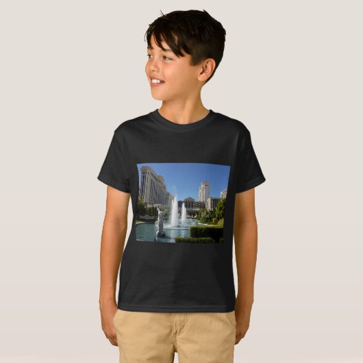 Las Vegas Caesars Palace Fountain T-shirt (Voorkant volledig)