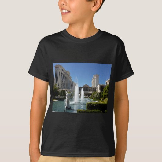 Las Vegas Caesars Palace Fountain T-shirt (Voorkant)