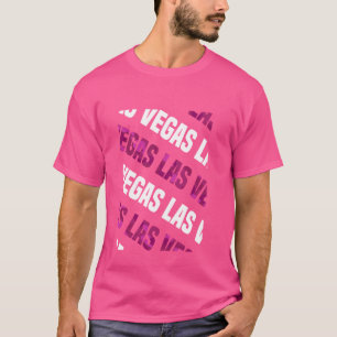 Las Vegas Camo Pattern Roze Camouflage T-shirt
