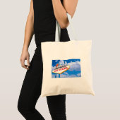 Las Vegas canvas tas. Tote Bag (Voorkant (product))