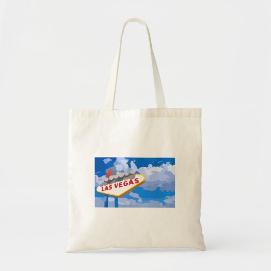 Las Vegas canvas tas. Tote Bag (Voorkant)
