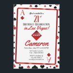 Las Vegas Casino 21st Birthday | Kaartpakket Kaart<br><div class="desc">Dit is een leuke casino-verjaardagsuitnodiging. Pas de formulering aan op uw partijbehoeften</div>