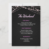 Las Vegas Casino Bachelorette Weekend Invitation Kaart (Achterkant)