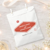 Las Vegas Casino bestemming bruiloft rood wit Bedankzakje (Geknipt)