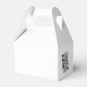 Las Vegas Casino Bestemming Huwelijk Zwart Wit Bedankdoosjes (Achterkant)