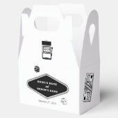 Las Vegas Casino Bestemming Huwelijk Zwart Wit Bedankdoosjes (Geopend)