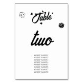 Las Vegas Casino Bestemming Huwelijk Zwart Wit Kaart (Voorkant)