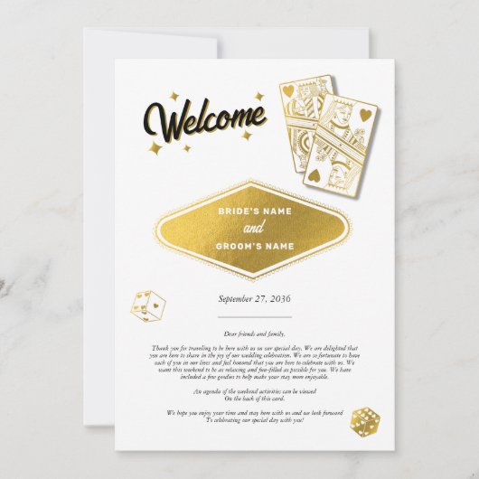 Las Vegas Casino bestemming Trouwroute (Voorkant)