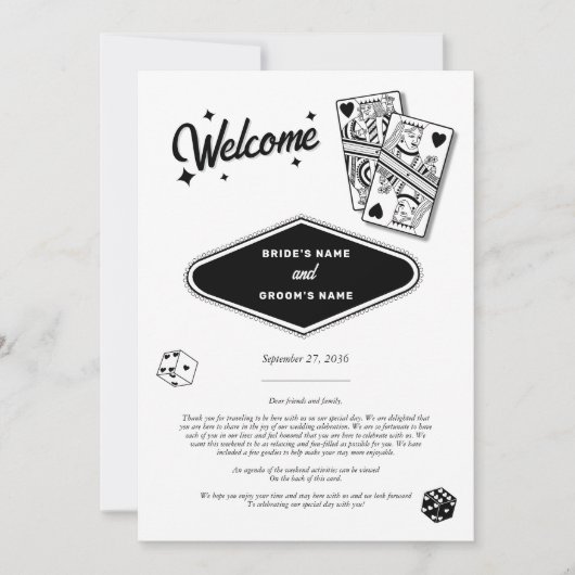 Las Vegas Casino bestemming Trouwroute (Voorkant)