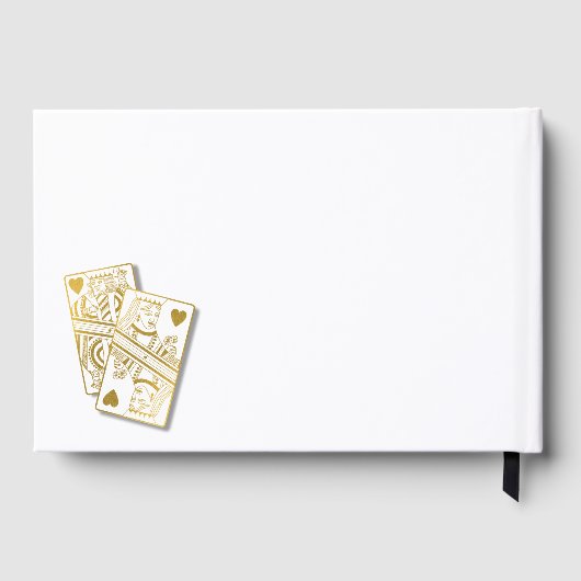 Las Vegas Casino Bestemming Wedding Gold Gastenboek (Achterkant)