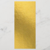 Las Vegas Casino Bestemming Wedding Gold Menu (Achterkant)