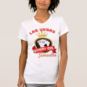 Las Vegas Casino Birthday Party Custom T-Shirt