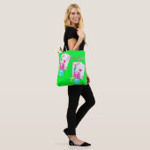Las Vegas Casino Blackjack en Chips Lucky Girl Tote Bag (Op model)