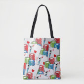 Las Vegas Casino Blackjack Kaarten en chips Tote Bag (Voorkant)