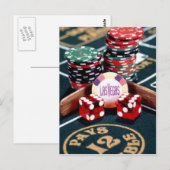 Las Vegas Casino Briefkaart (Voorkant / Achterkant)