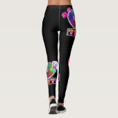 Las Vegas Casino Cards Chips Dice 7 en Wheel Leggings (Achterkant)