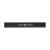Las Vegas Casino Chip Black Gold Heart Wedding Uitnodigingen Wikkel (Vlak)