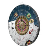Las Vegas Casino Dartboard Dartbord (Voorkant Rechts)