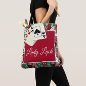 Las Vegas Casino Dice and Cards with Lady Luck Tote Bag (Dichtbij)