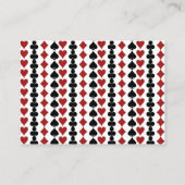 Las Vegas Casino Kaart Kostuums Bruiloft Details (Achterkant)