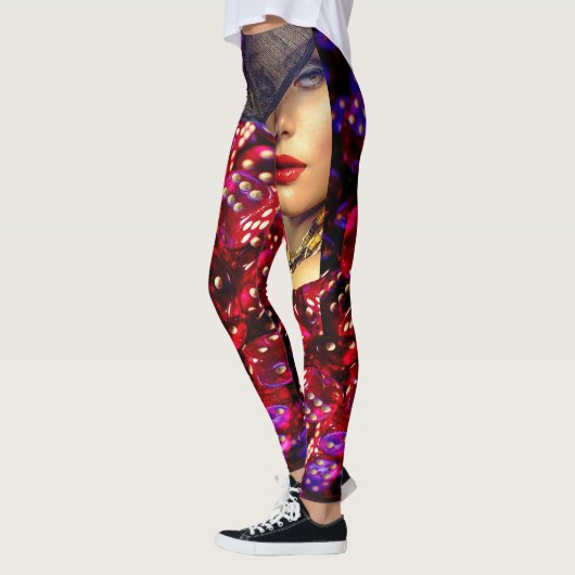 Las Vegas Casino Lady Luck met Dice Leggings (Links)