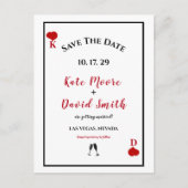 Las Vegas Casino Moderne Chique Foto DE DATUM OPSL Aankondigingskaart (Voorkant)