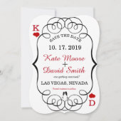 Las Vegas Casino Moderne Chique Foto DE DATUM OPSL Save The Date (Voorkant)