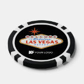 Las Vegas Casino Nacht Corporate Logo Poker Chip (Enkel)