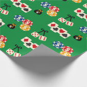 Las Vegas Casino Pattern Cadeaupapier (Hoek)