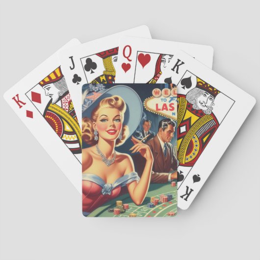  Las Vegas Casino Pin Up Pokerkaarten (Achterkant)