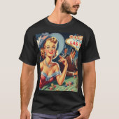  Las Vegas Casino Pin Up T-shirt (Voorkant)