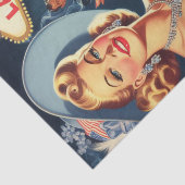  Las Vegas Casino Pin Up Tissuepapier (Detail)
