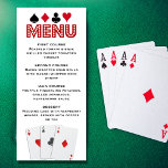 Las Vegas Casino Poker Bruiloft Menu<br><div class="desc">Las Vegas Casino Poker Bruiloft</div>