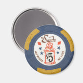  Las Vegas Casino Poker Chip Gokken Partij Magneet (Voorkant / Achterkant)