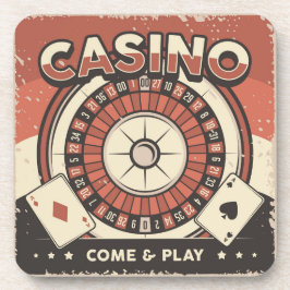 Las Vegas Casino Roulette Wiel Bier Onderzetter