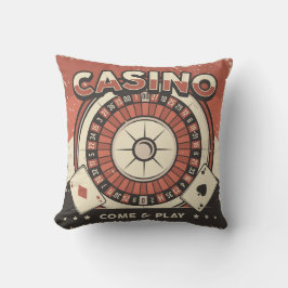 Las Vegas Casino Roulette Wiel Kussen