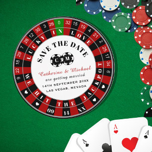Las Vegas Casino Roulette Wiel Save The Date