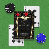 Las Vegas Casino Royale Art Deco 51ste verjaardag Kaart