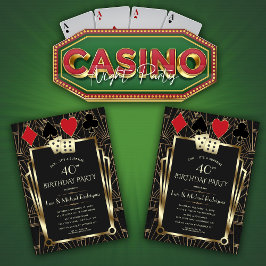 Las Vegas Casino Royale Poker Verjaardag Kaart