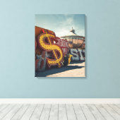 Las Vegas  Casino Sign Canvas (Insitu (Houten vloer))