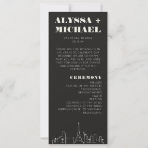Las Vegas Casino Skyline Wedding Programma