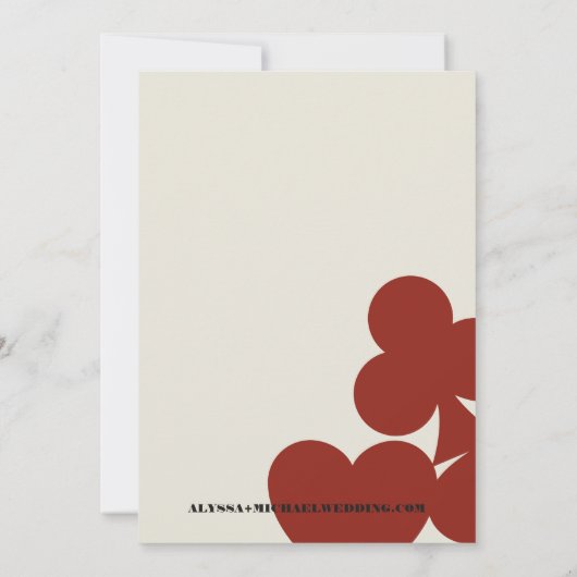 Las Vegas Casino Skyline Wedding repetitie diner Kaart (Achterkant)