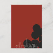 Las Vegas Casino Skyline Wedding RSVP QR-code Informatiekaartje (Achterkant)