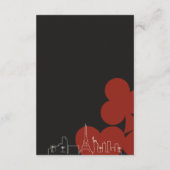 Las Vegas Casino Skyline Wedding RSVP QR-code Informatiekaartje (Achterkant)