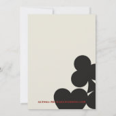 Las Vegas Casino Skyline Wedding Sla de datum op Kaart (Achterkant)