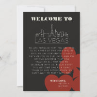 Las Vegas Casino Skyline Wedding Welkomstroute