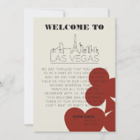Las Vegas Casino Skyline Wedding Welkomstroute
